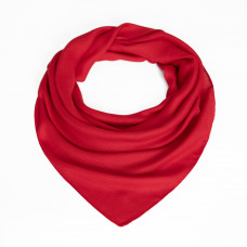  Хустка жіноча червона мала вовняна 80x80 N-0126